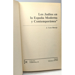 Los Judios en la Espana Moderna y Contemporanea 1-2-3