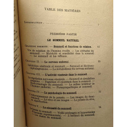Le sommeil et les états de sommeil - bibliothèque de philosophie...