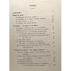 Le vers moderne - ses moyens d'expression son esthétique - série...
