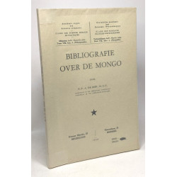 Bibliographie over de mongo - académie royal des sciences...