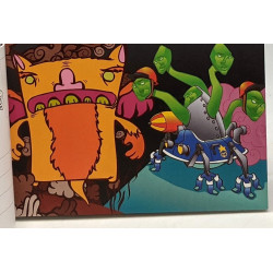 War of monstars - Kaiju ehon battle postcards war