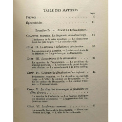 La dévaluation du Franc Belge - une opération délicate...
