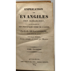 Explication des évangiles des dimanches et de quelques-unes des...