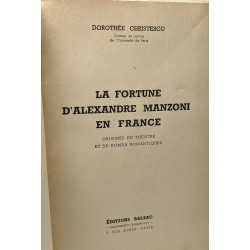La fortune d'Alexandre Manzoni en France - origines du théâtre et...