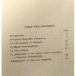 Ampurias - description des ruines et musée monographique