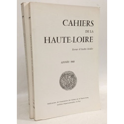 Cahiers de la Haute-Loire - revue d'études locales ANNEE 1968 +...