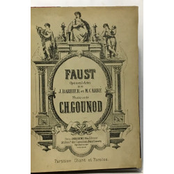 Faust opéra en 5 actes de J. Barbier et M. Carré Musique de Ch....