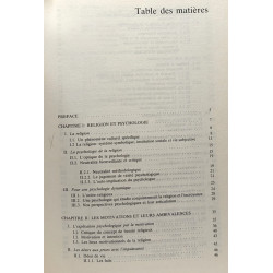 Religion foi incroyance --- Psychologie et sciences humaines