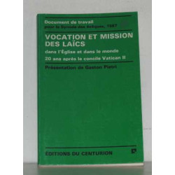 Vocation et mission des laics