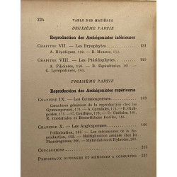 La reproduction chez les Plantes - collection Armand Colin n°220...