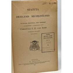 Statuta dioecesis mechliniensi in synodo diocesana anno MCMXXXXV