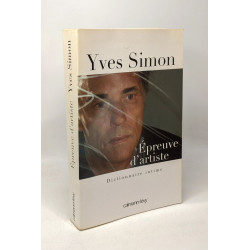 Épreuve d'artiste: Dictionnaire intime