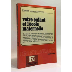 Votre Enfant Et L'ecole Maternelle