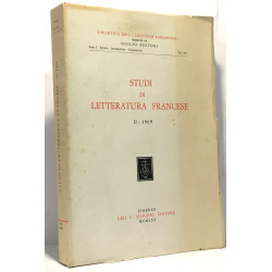 Studi di letteratura francese II 1969 - biblioteca dell' archivum...