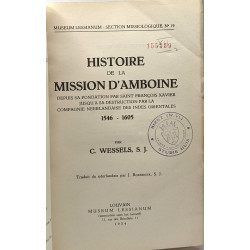 Histoire de la mission d'Amboine1546-1605 - museum lessianum...