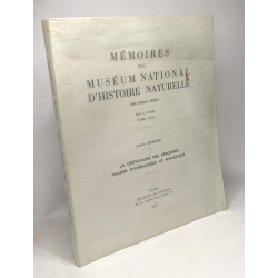 Mémoires du muséum national d'histoire naturelle - nouvelle série...