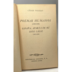 Poemas humanos - espana aparta de mi este caliz