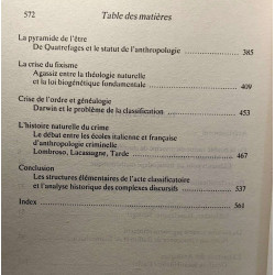 La Raison classificatoire: les complexes discursifs