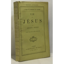 Vie de Jésus - édition populaire par Ernest renan