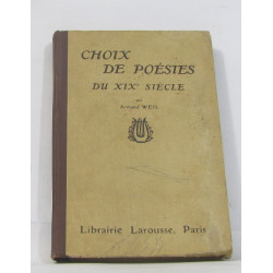 Choix de poésies du XIXe siècle