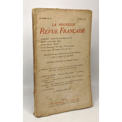 N°155 aout 1926 : gide fernandez j. green marsan chennevière...
