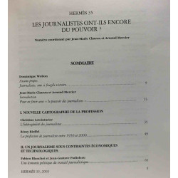 Hermès - Cognition communication politique numéro 35 : Les...