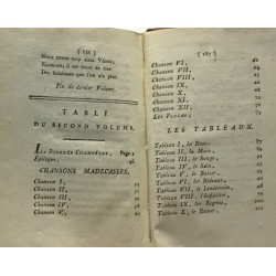 Oeuvres complètes du Chevalier de Parny - tome second troisième et...