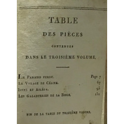Oeuvres complètes du Chevalier de Parny - tome second troisième et...