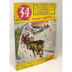34 --- Aventures voyages mystères N°12 - 1er octobre 1949: les...