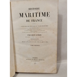Histoire maritime de France Tome 1 et Tome 2