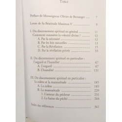 Du Discernement Spirituel : Tome II: Orgueil et humilité colère et...