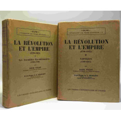 La révolution et l'empire (1789-1815) tome un et deux: I/ Les...
