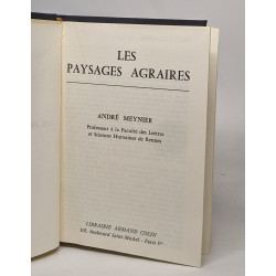 Les paysages agraires