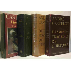 11 livres d'André Castelot: Henri IV + Louis XVI + Marie...