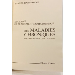 Doctrine et traitement homéopathique des maladies chroniques (...