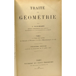 Traité de géométrie - Tome I à l'usage des classes de seconde et...