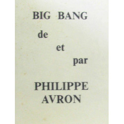 Big bang de et par Philippe Avron