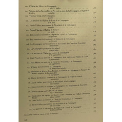Registres de la compagnie des pasteurs de Genève - TOME VIII 1600-1603
