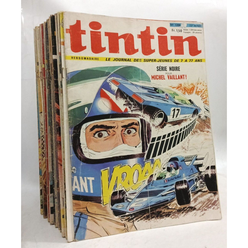 Tintin hebdomadaire - 23e ANNEE - 48 numéros - N°1158 à 1209 ---...
