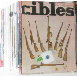 Cibles la revue des armes et du tir - 44 numéros discontinus du...