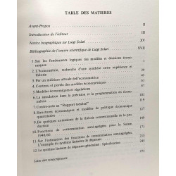 Essais de méthode et analyses économétriques