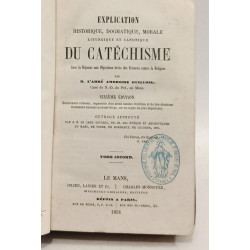 Explication historique dogmatique morale liturgique et canonique...
