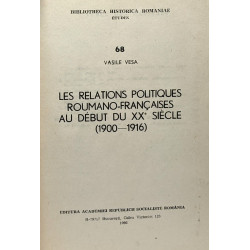 Les relations politiques roumano-françaises au début du XXe siècle...