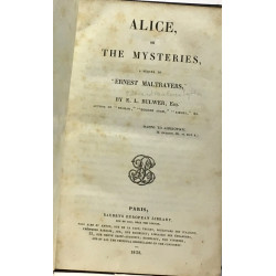 Alice the msyteries a sequel to Ernest Maltravers
