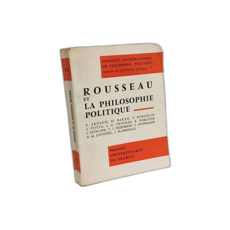 Rousseau et la philosophie politique