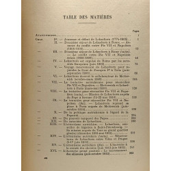 Mémoires et papier de Lebzeltern - un collaborateur de Metternich