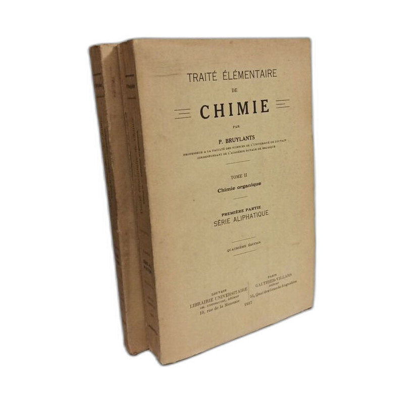 Traité élémentaire de Chimie - TOME II chimie organique - Première...