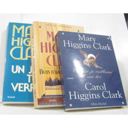 Lot de 3 livres - Ce soir je veillerai sur toi - nous n'irons plus...