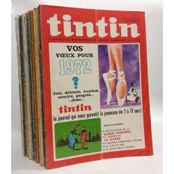 Tintin hebdomadaire - 24e ANNEE 40 numéros - N°1210 à1260 ---...