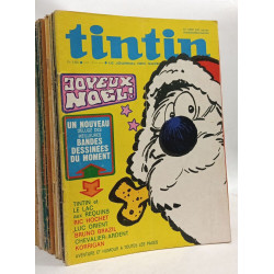 Tintin hebdomadaire - 24e ANNEE 40 numéros - N°1210 à1260 ---...